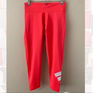 Adidas 3/4 Pink Leggings NWT